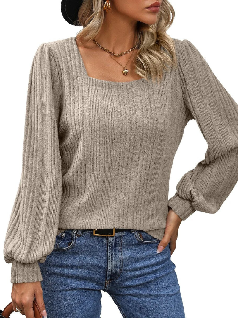 Florence - Trendy Top with Stylish Neckline