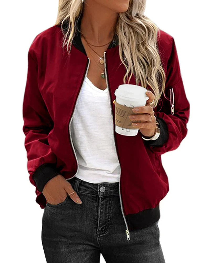 Ella - Lightweight Bomber Jacket for Women