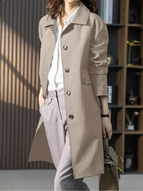 Ericka - Women's Lightweight Trench Coat