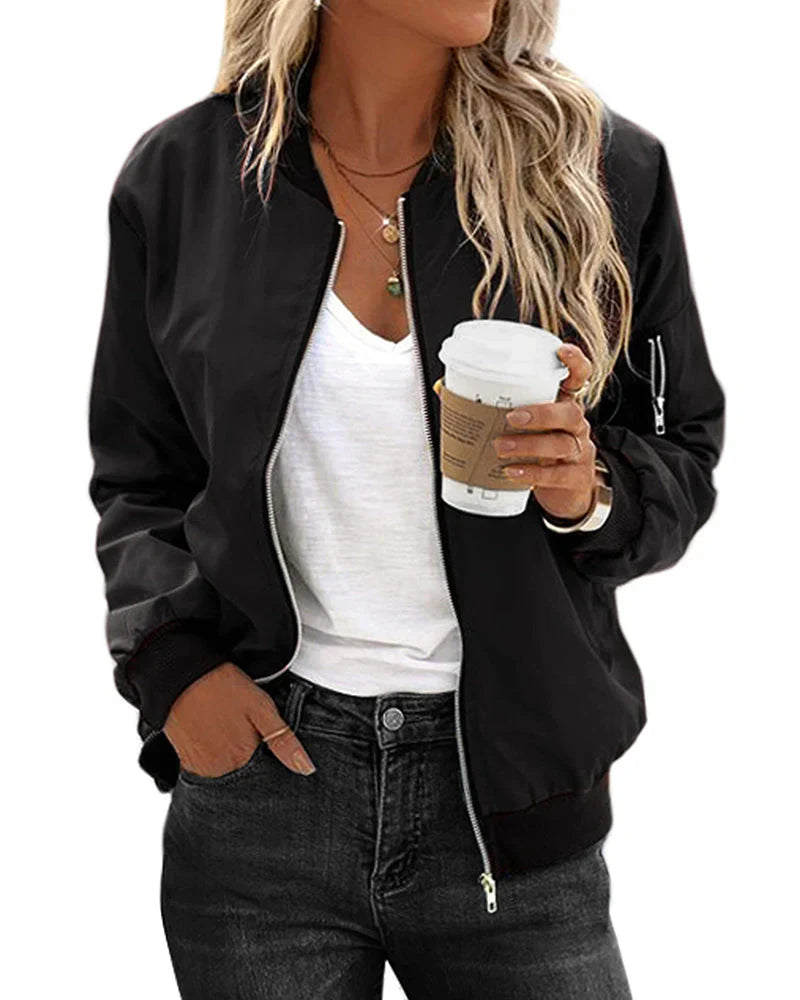 Ella - Lightweight Bomber Jacket for Women