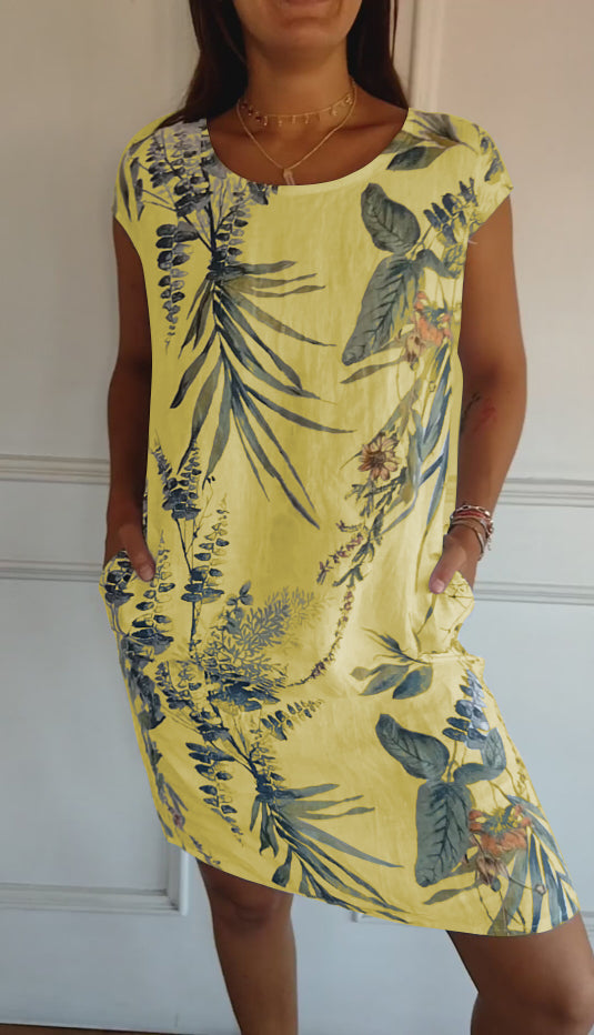 Havana - Relaxed Fit Printed Summer Dress