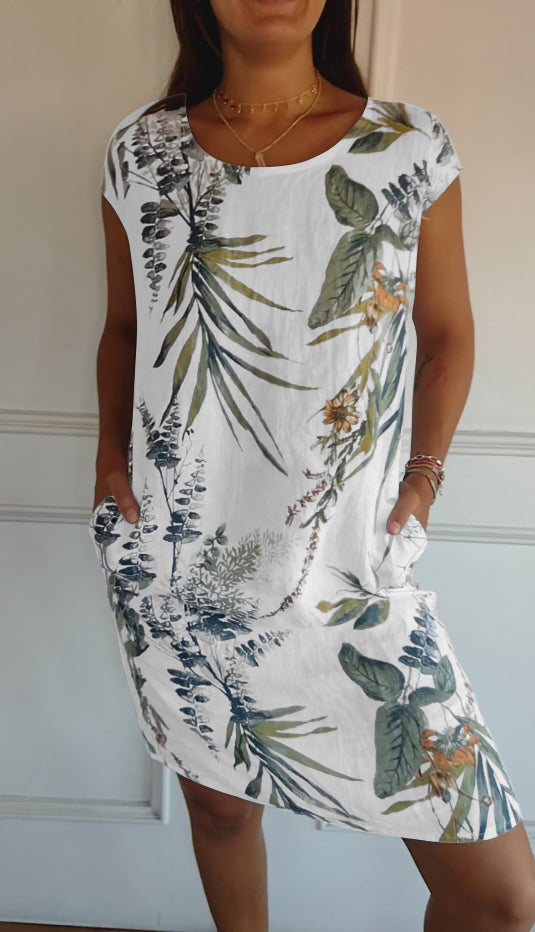 Havana - Relaxed Fit Printed Summer Dress