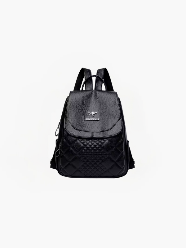 Luna - Anti-Theft PU Leather Backpack with RFID Protection and Stylish Design
