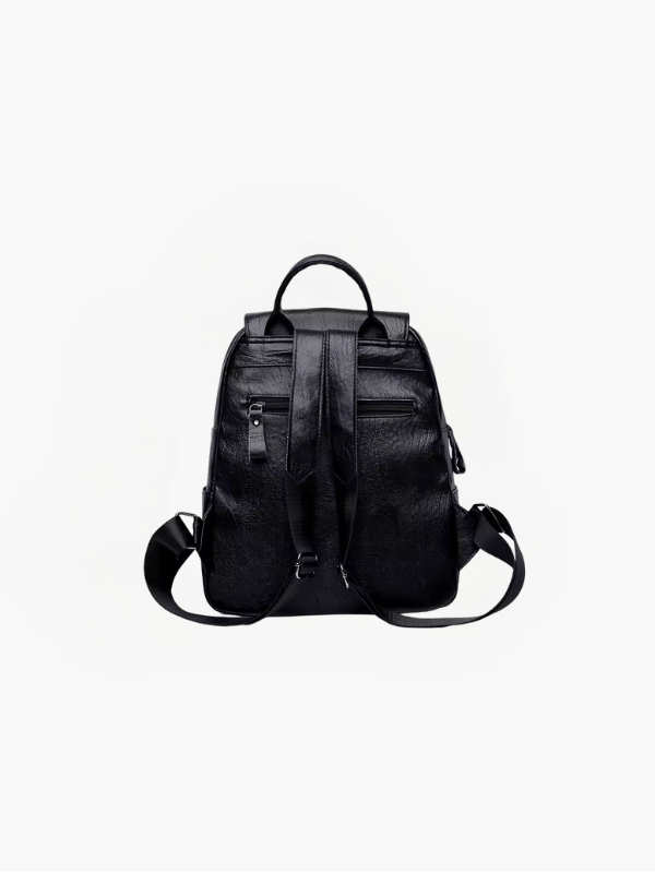 Luna - Anti-Theft PU Leather Backpack with RFID Protection and Stylish Design