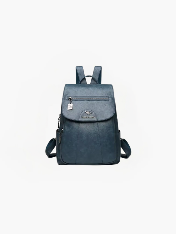 Ayla - Anti-Theft PU Leather Backpack with RFID Protection and Stylish Design