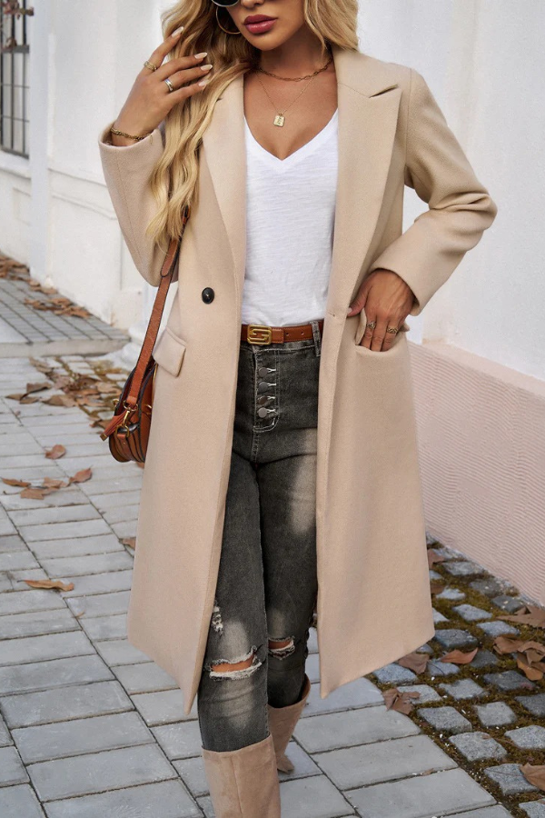 Ayvah - Women’s Elegant Tailored Long Winter Coat