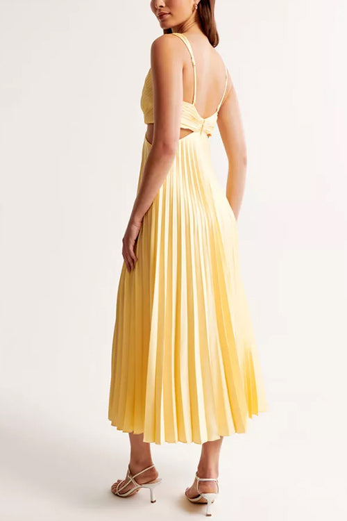 Bianca - Pleated Maxi Dress