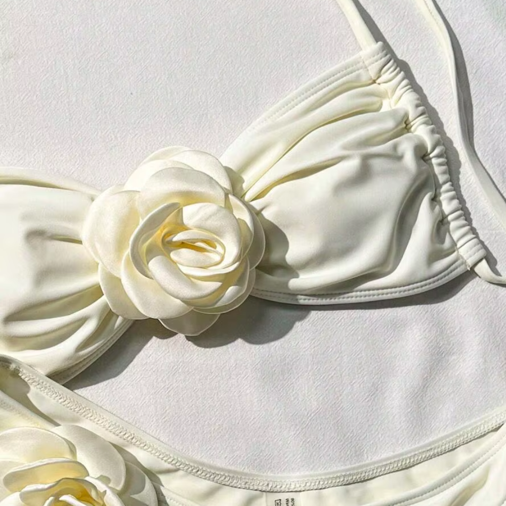 Venus - Floral Accent Bikini Set