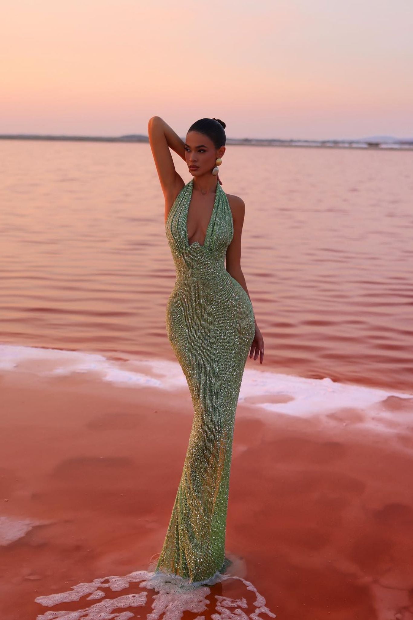 Lola - Glam Sequin Maxi Dress
