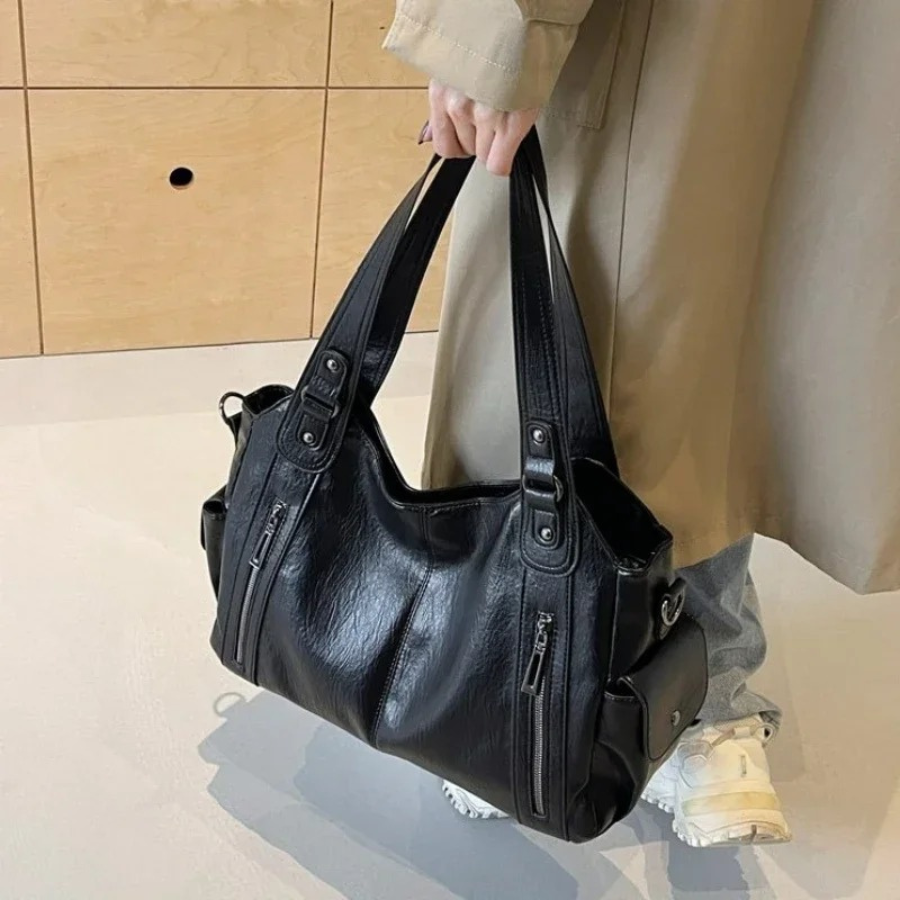 Bianca - Women Classic Multi-Compartment Shoulder Bag