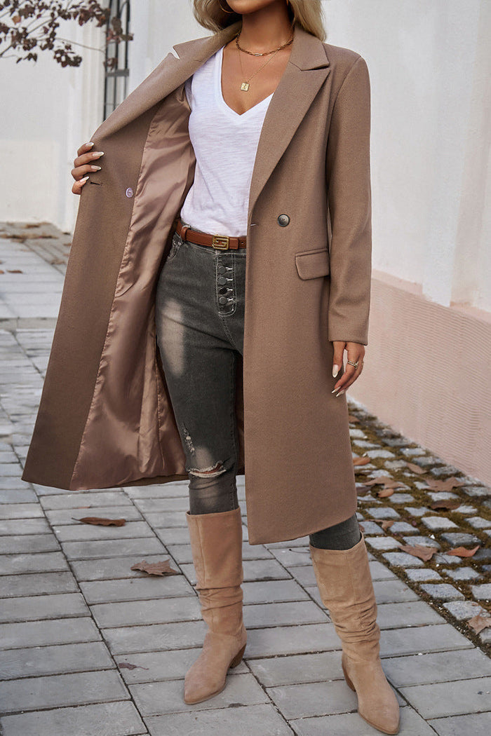 Ayvah - Women’s Elegant Tailored Long Winter Coat