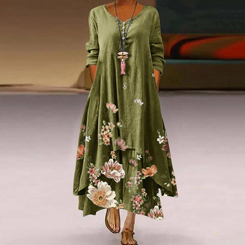 Belen - Women’s Floral Maxi Dress
