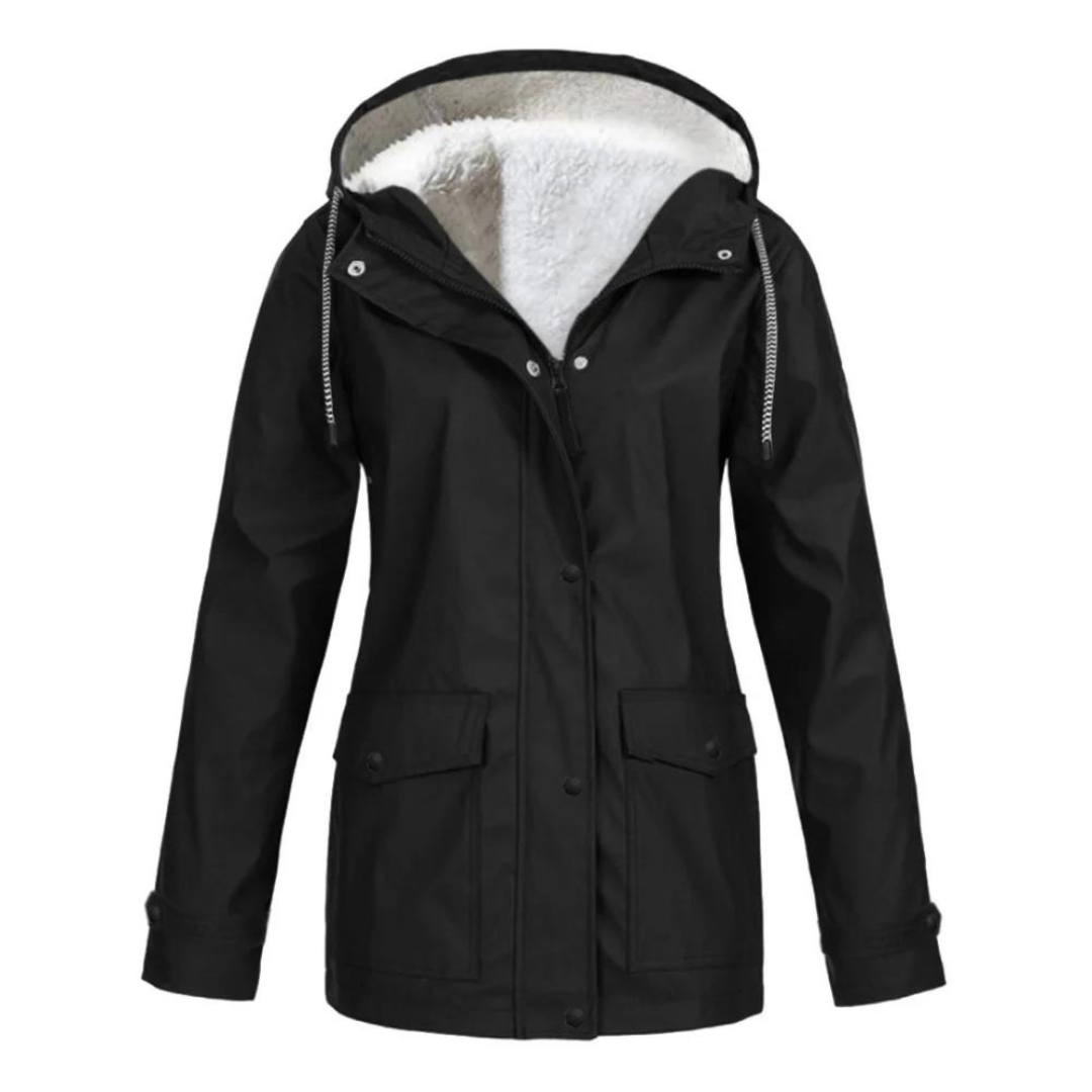 Sophie - Windproof Hooded Rain Jacket (Plus Size Available)