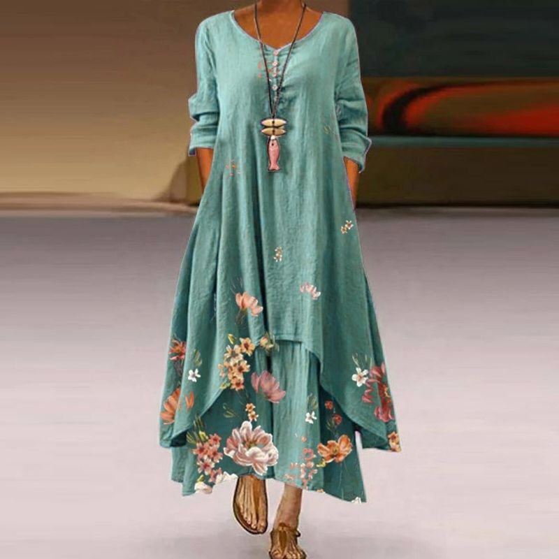 Belen - Women’s Floral Maxi Dress