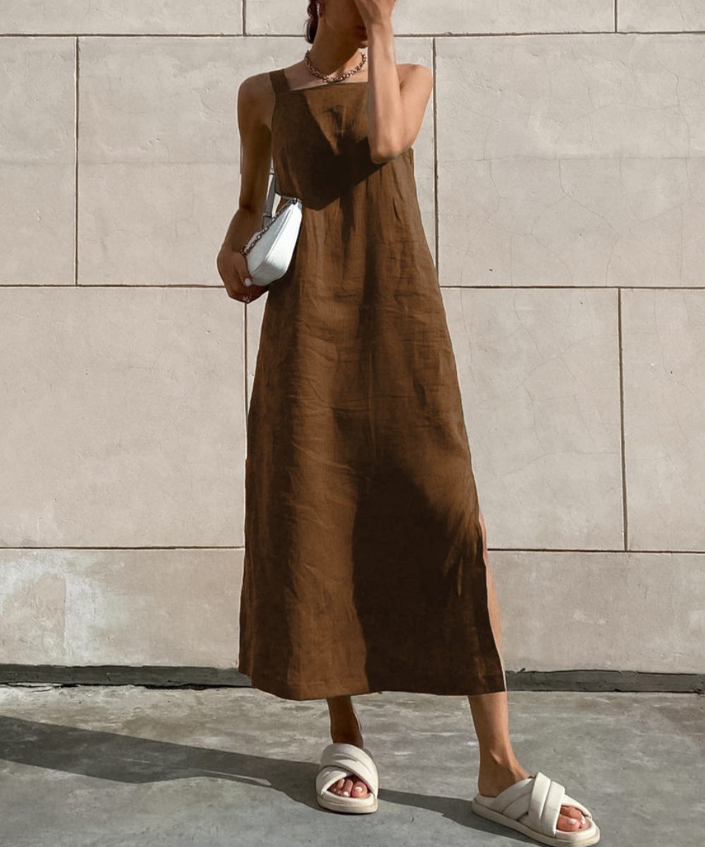 Evelyn - Sleeveless Midi Dress