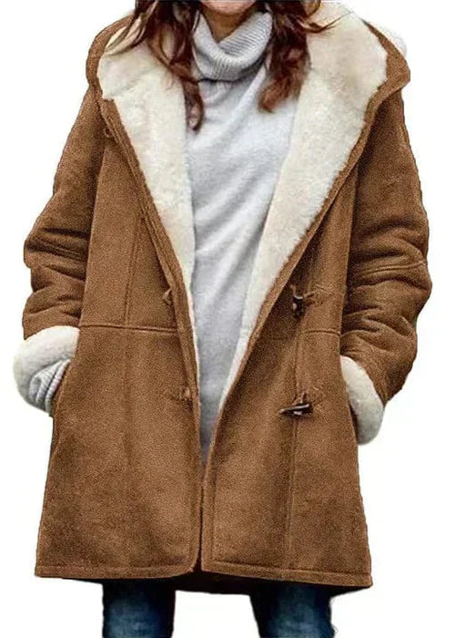Charlotte - Fleece-Lined Hooded Coat