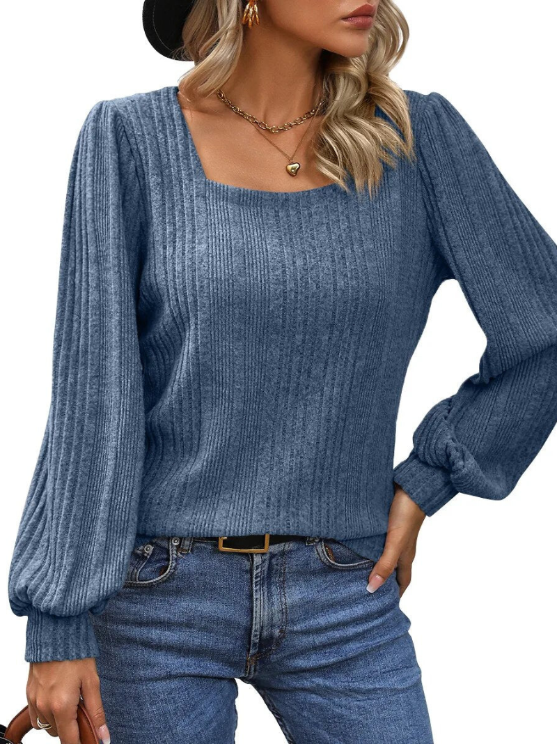 Florence - Trendy Top with Stylish Neckline