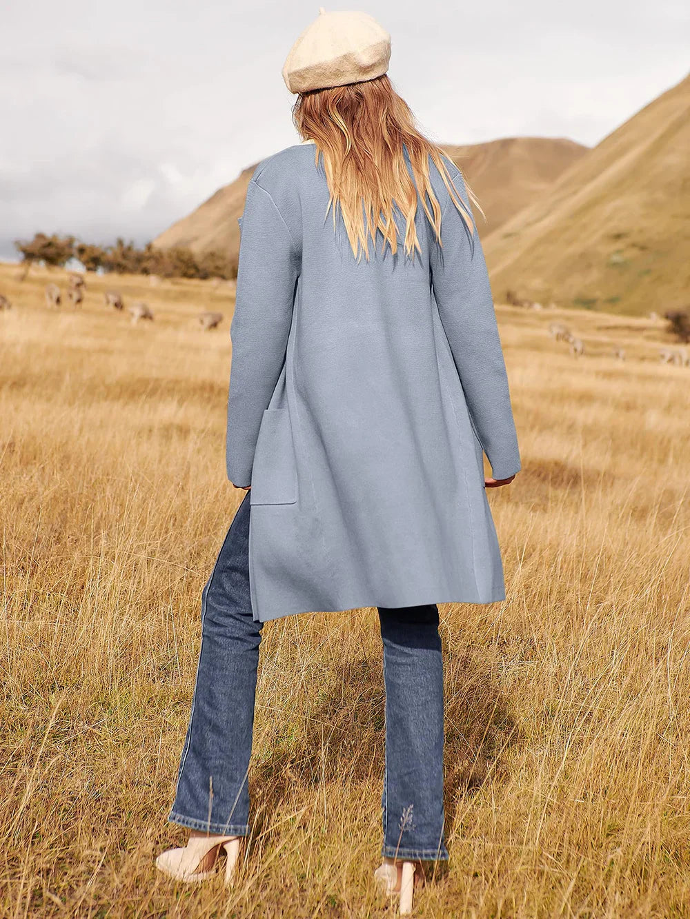 Hayley - Elegant Lapel Coat