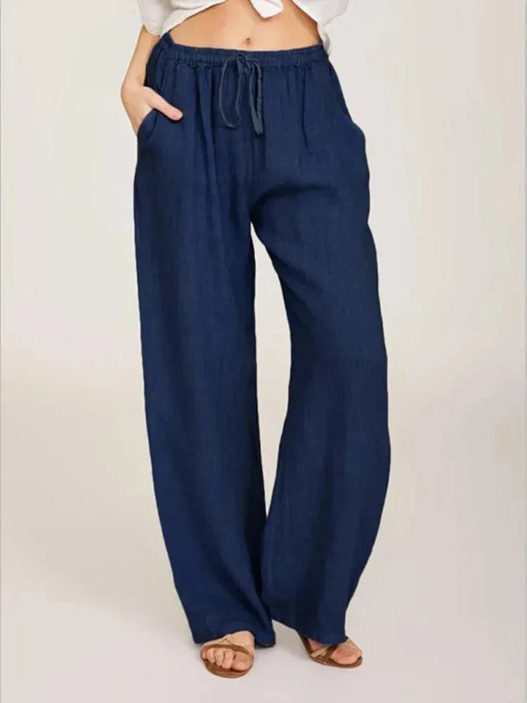 Hyacinth - High Waist Breathable Pants Women