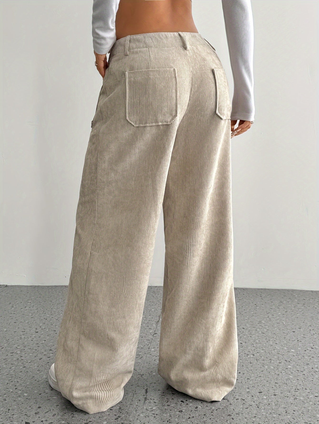 Autumn - Women's Corduroy Wide Leg Pants