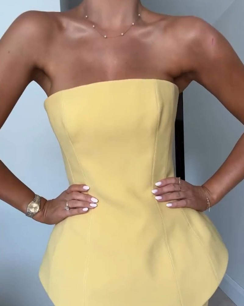 Sheena - Strapless Maxi Dress