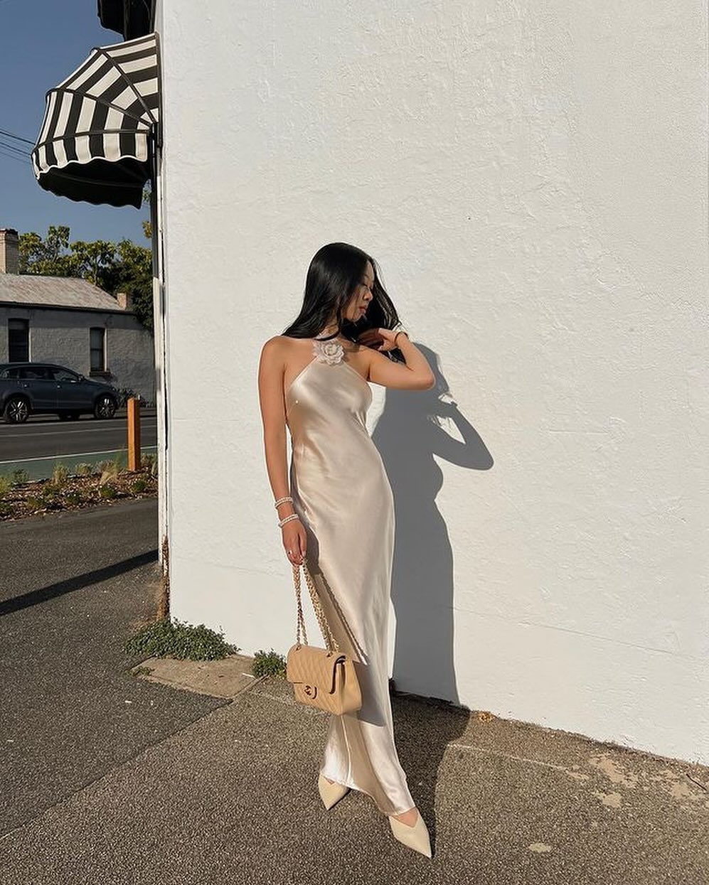 Georgia - Petal Neck Dress