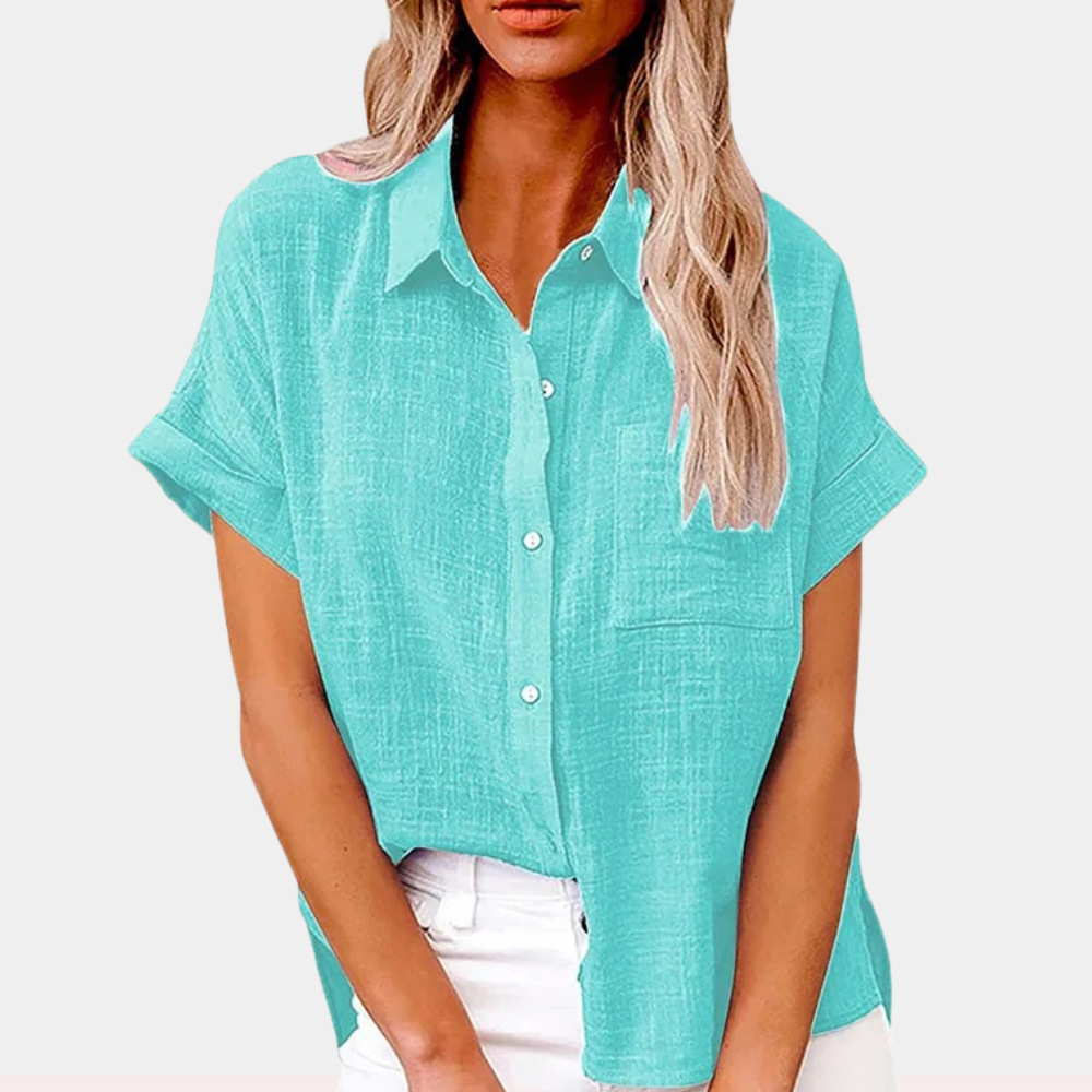 Elena - Women Stylish Button-Up Shirt