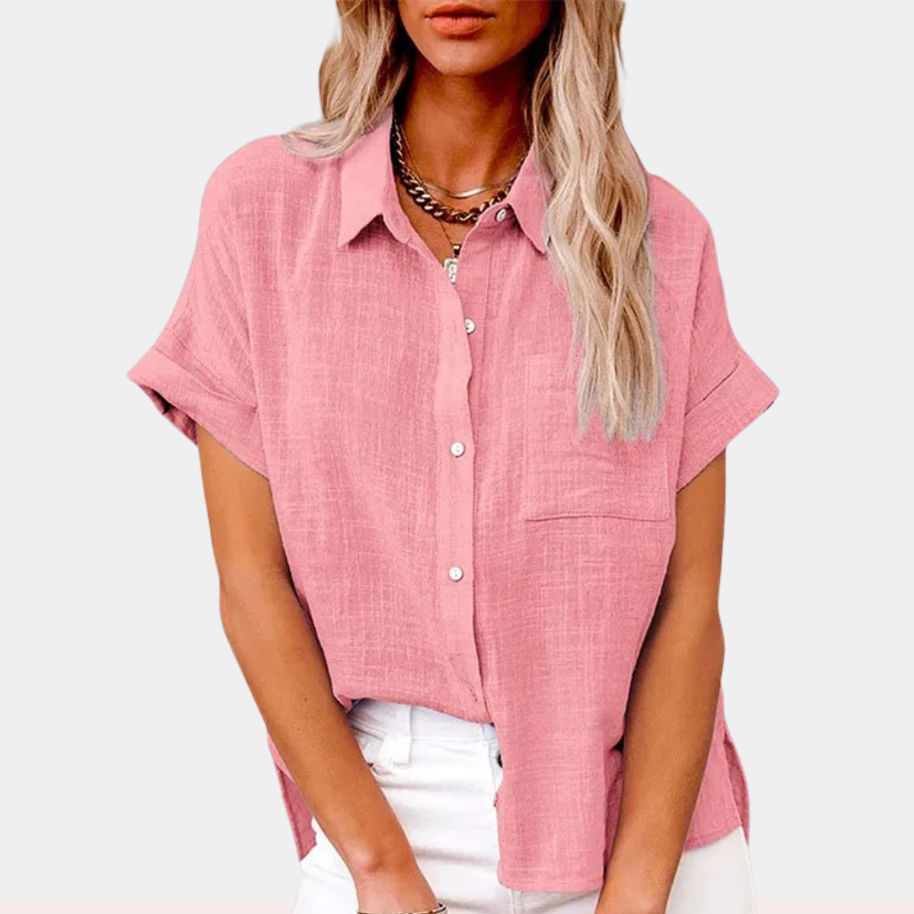 Elena - Women Stylish Button-Up Shirt