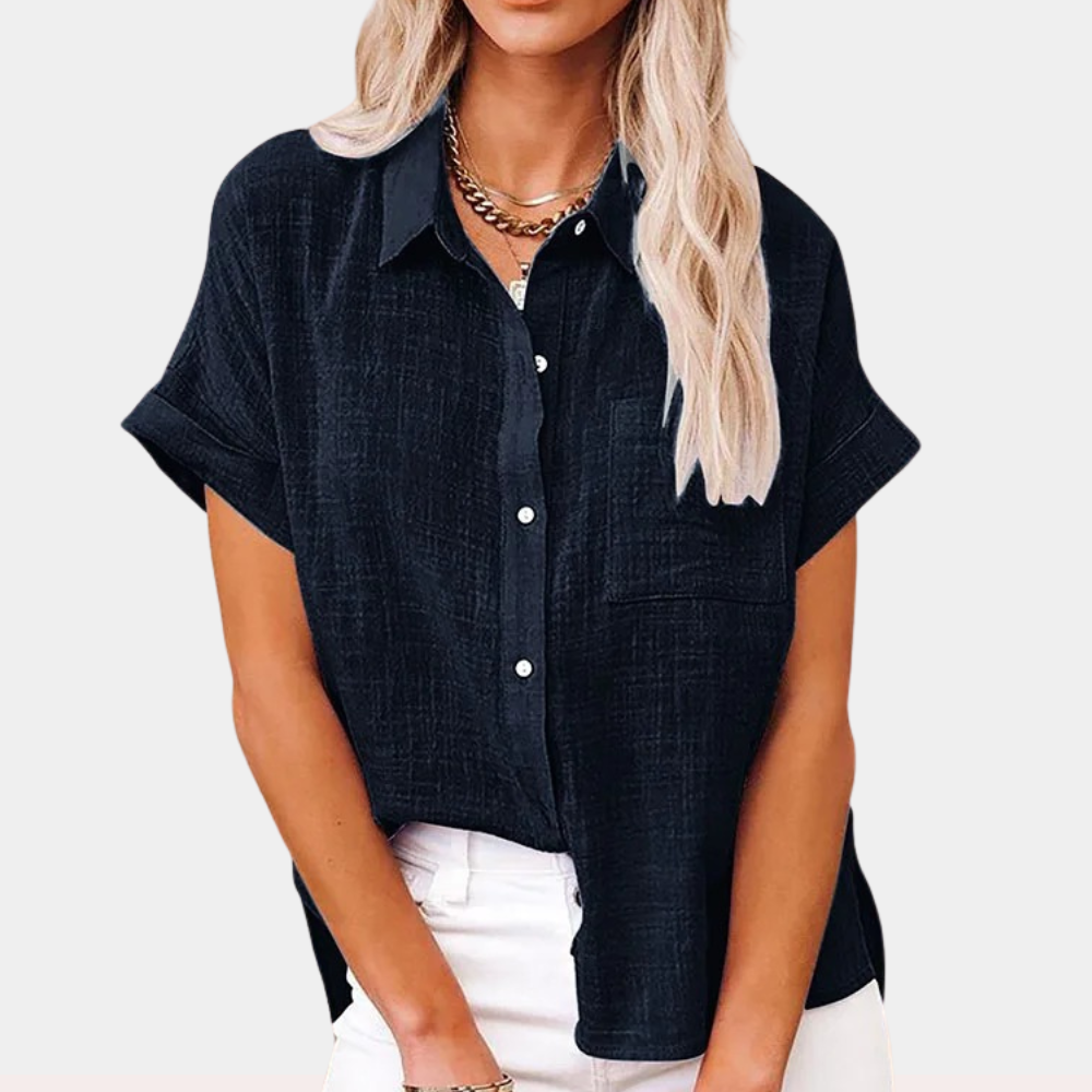 Elena - Women Stylish Button-Up Shirt