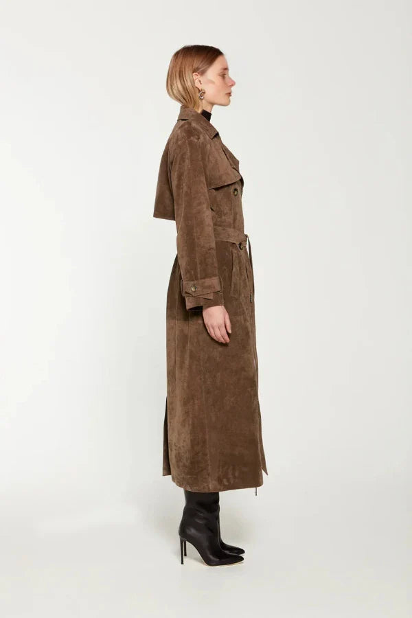 Koa - Vegan Leather Trenchcoat