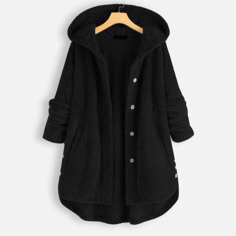 Jada - Hooded Button-Up Coat