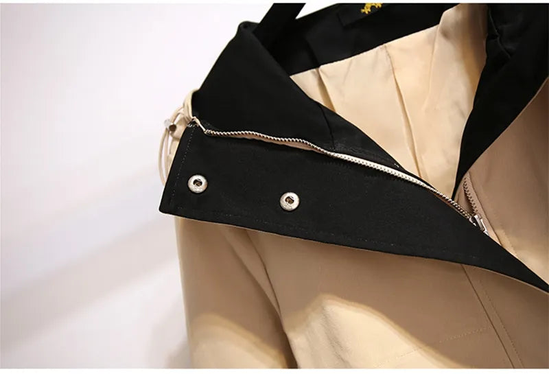 Kallie - Oversized Hooded Windbreaker Jacket