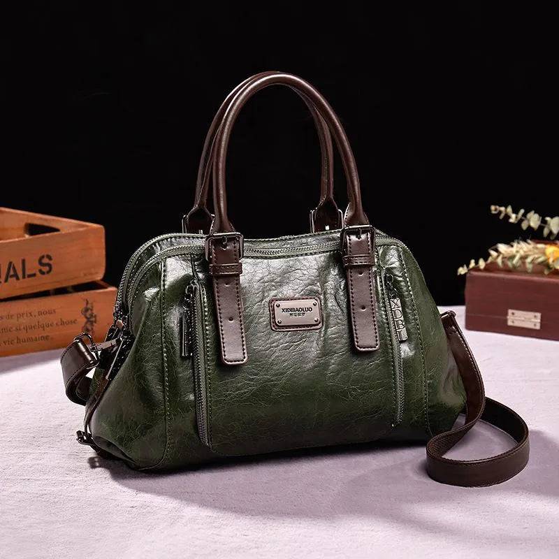 Fatima - Women’s Stylish Leather Handbag with Smart Compartments & Everyday Elegance