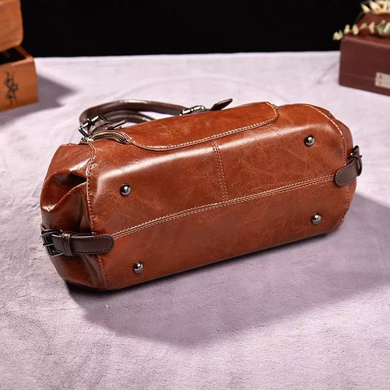 Fatima - Women’s Stylish Leather Handbag with Smart Compartments & Everyday Elegance