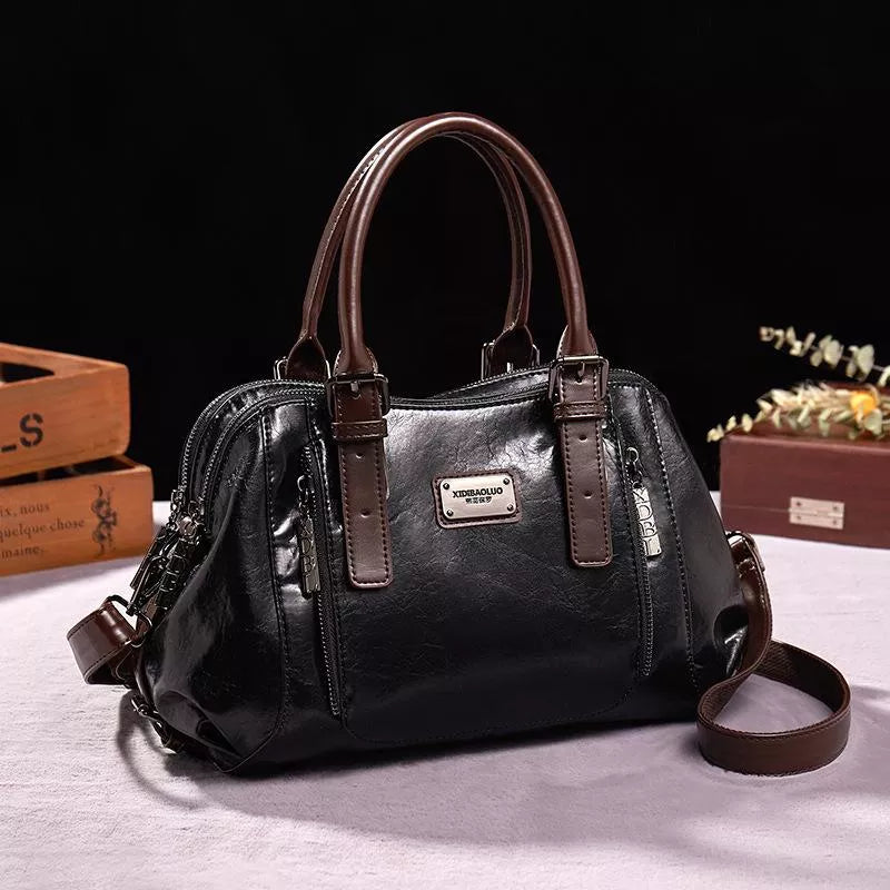 Fatima - Women’s Stylish Leather Handbag with Smart Compartments & Everyday Elegance