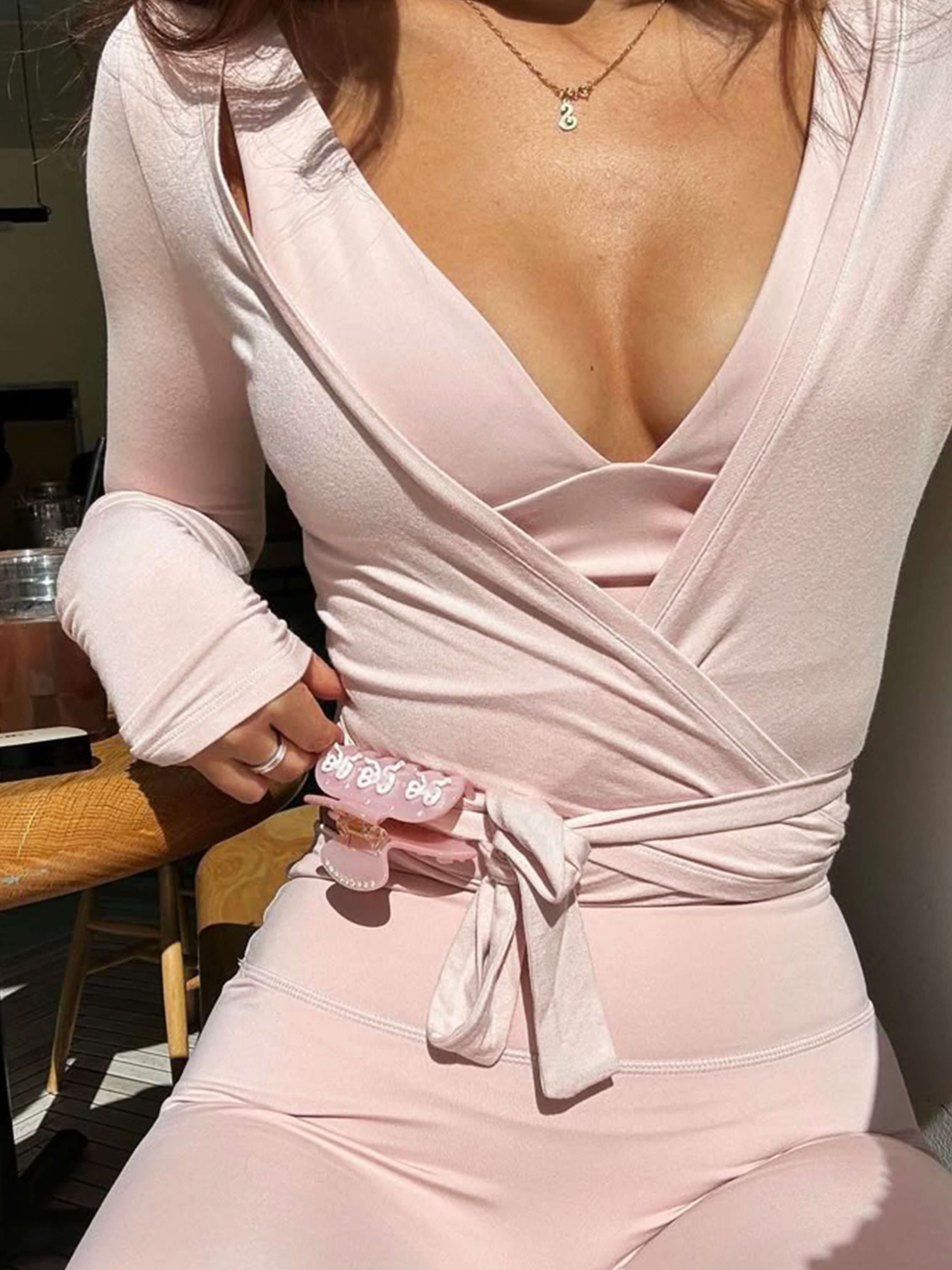 Bonnie - Pilates Poise Wrap Top