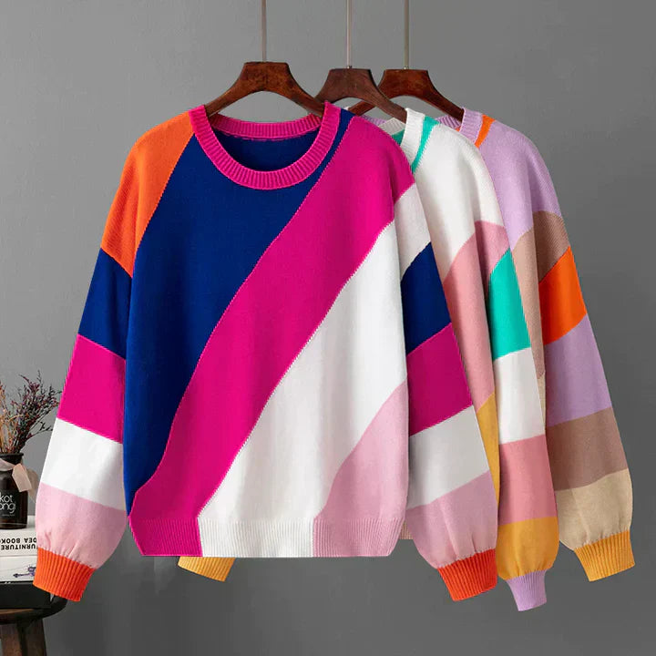 Millie - Colorful Striped Sweater
