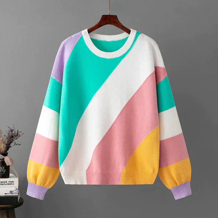 Millie - Colorful Striped Sweater