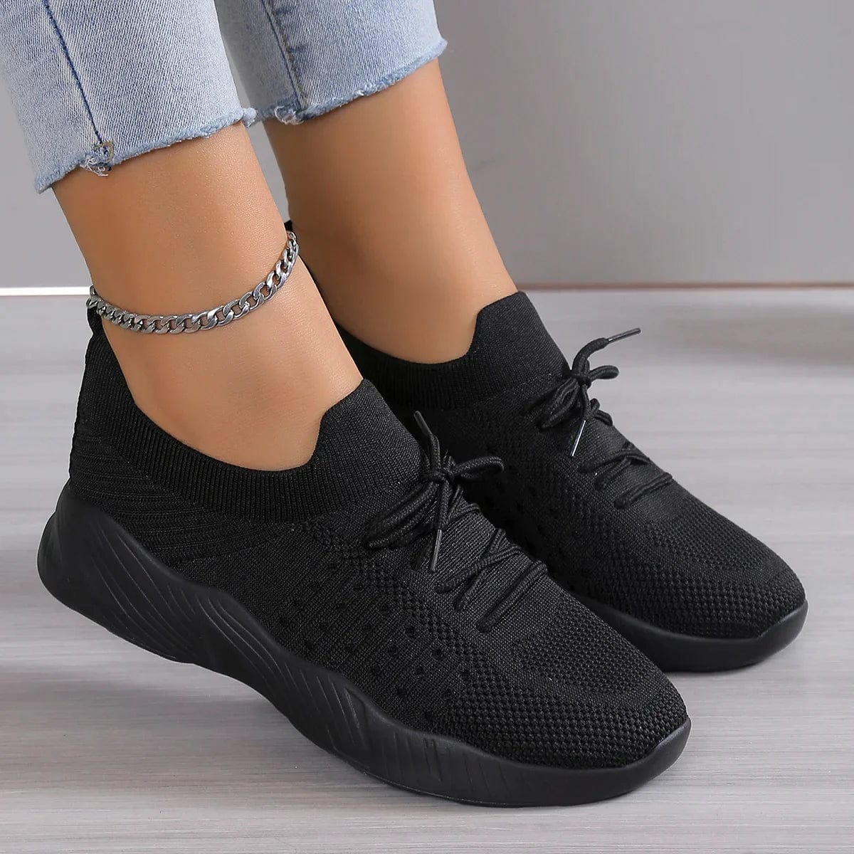 Poppy - Comfortable Shoes with Rubber Sole