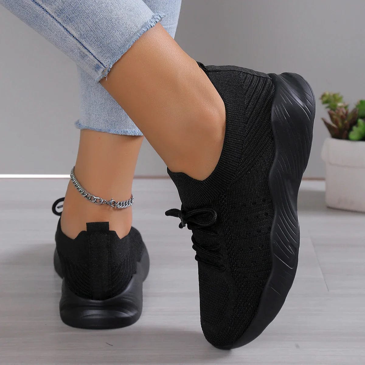 Poppy - Comfortable Shoes with Rubber Sole