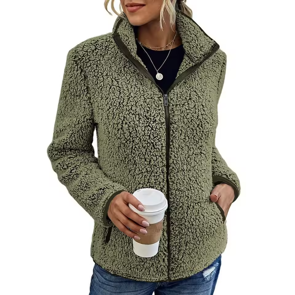 Zahra - Fleece Zip-Up Jacket