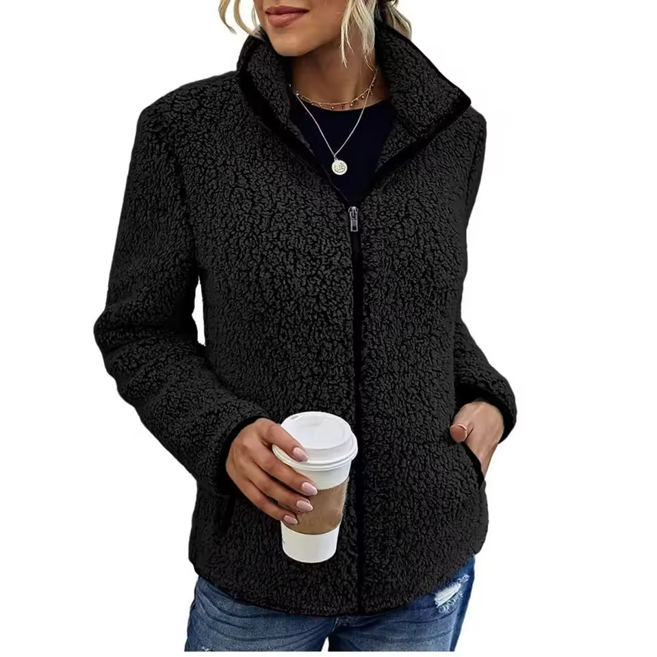 Zahra - Fleece Zip-Up Jacket