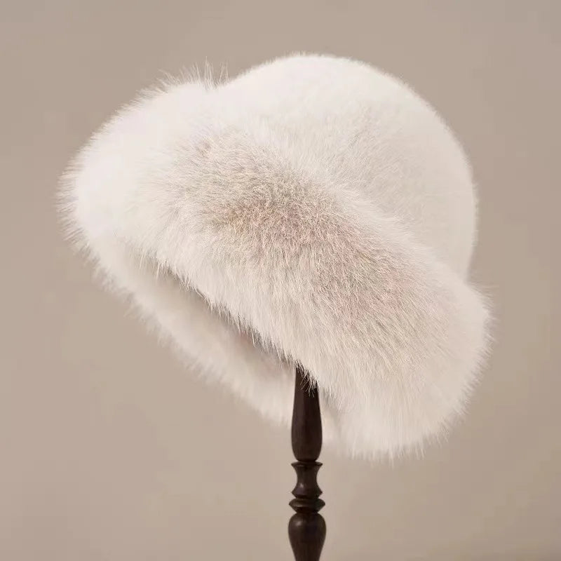 Nova - Faux Fur Winter Hat Stay Warm in Luxe Style