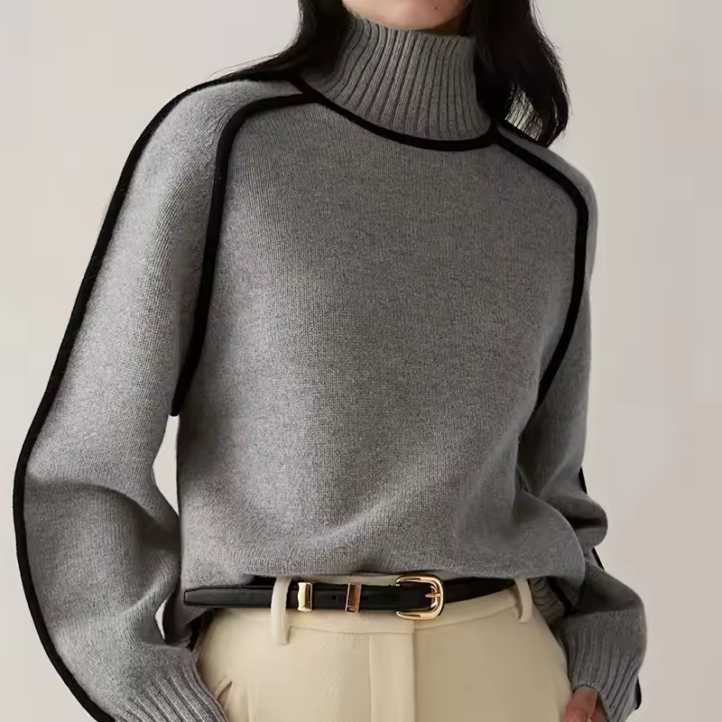 Zinnia - Knit Turtleneck Sweater for Effortless Fall Style