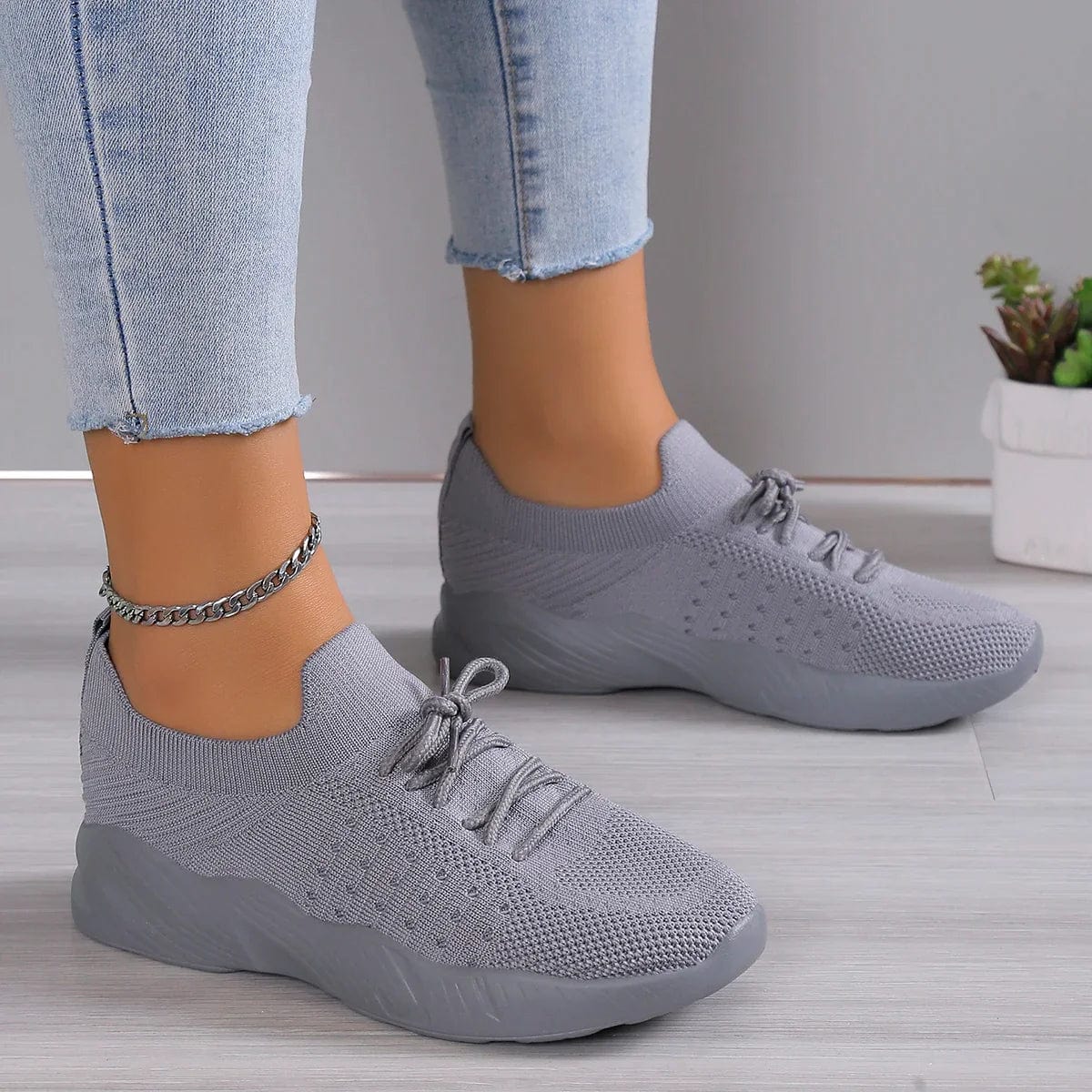 Poppy - Comfortable Shoes with Rubber Sole