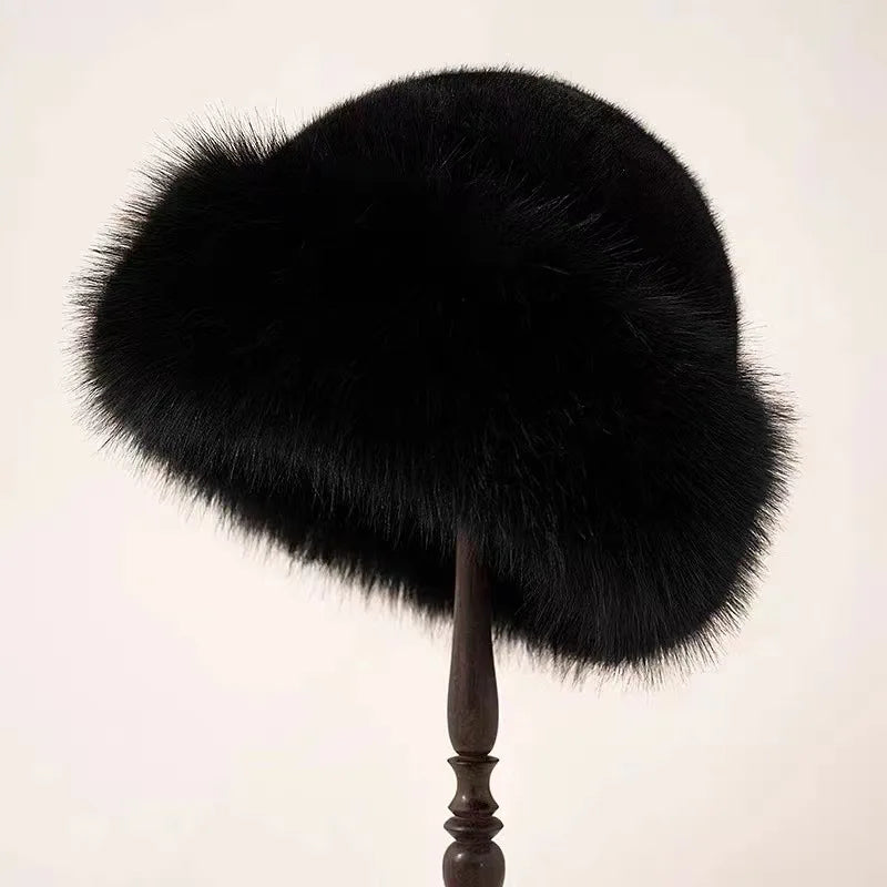 Nova - Faux Fur Winter Hat Stay Warm in Luxe Style