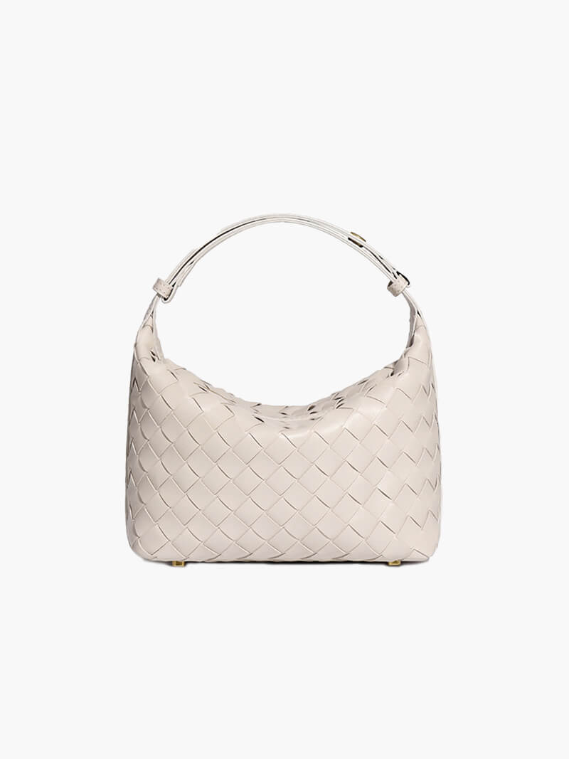 Fenella - Mini Woven Faux Leather Bag
