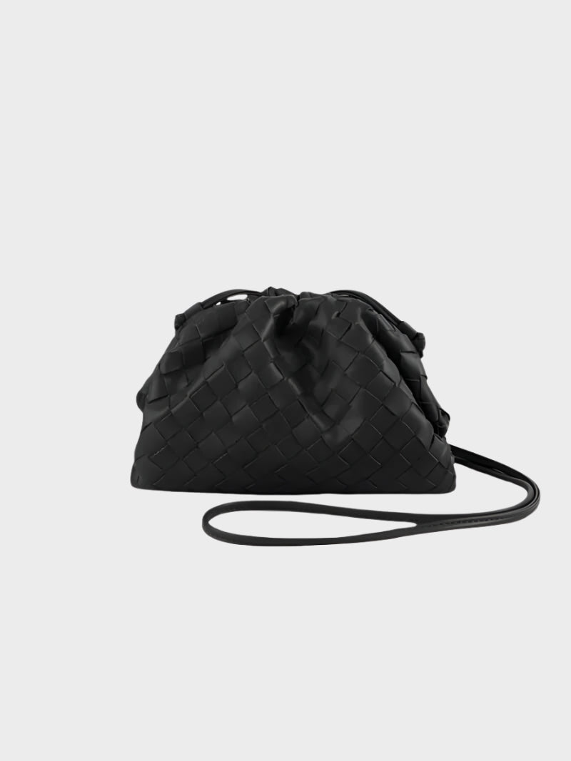 Rhea - Mini Woven Vegan Leather Bag