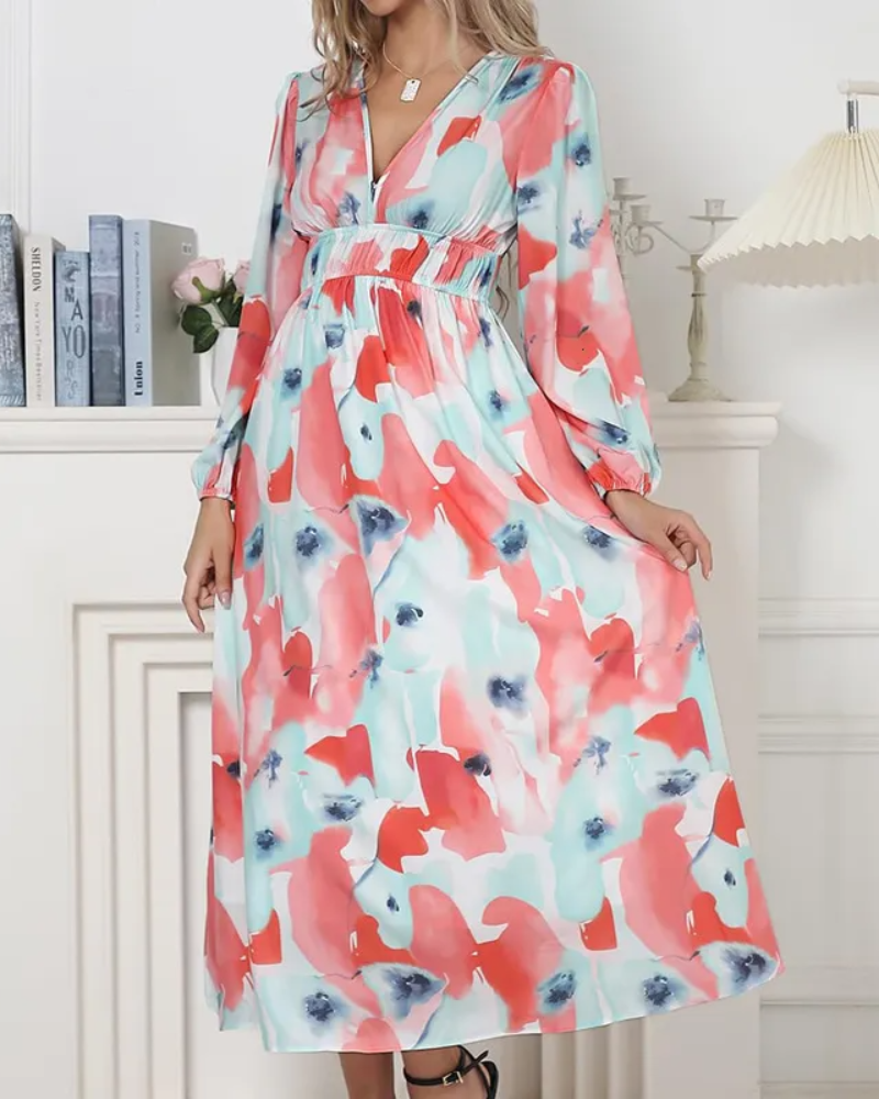 Taylor - Elegant Floral Maxi Dress
