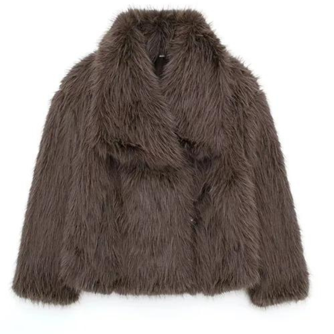 Quinn - Plush Faux Fur Coat